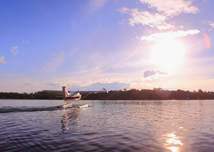 A seaplane on a pristine South Coast waterway, Moruya - Credit: South Coast Seaplanes
