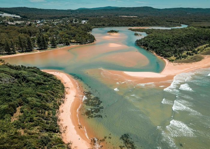 Aeral view of beach, Moonee Beach - Credit: Coffs Coast Visitor Services