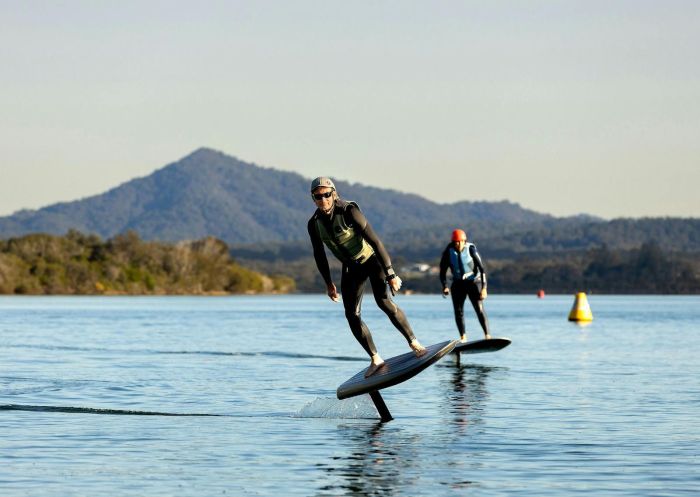 Efoiling river or ocean, Ozfoiling, Urunga - Credit: OZfoiling