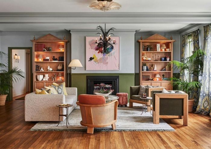 A stylish and welcoming reception area in Osborn House, Bundanoon - Credit: Obsorn House