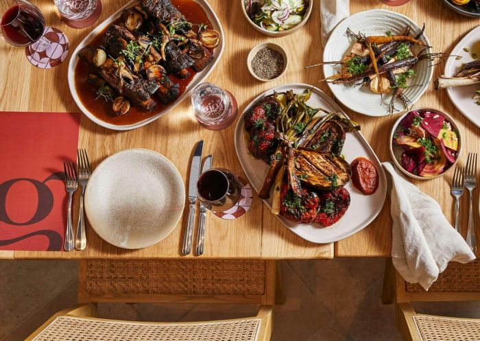 A delicious family style spread at Gigi's Restaurant, Mudgee - Credit: Alan Jensen