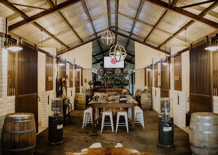 Rustic style in cellar door tasting area - Credit: Gooree Park Mudgee