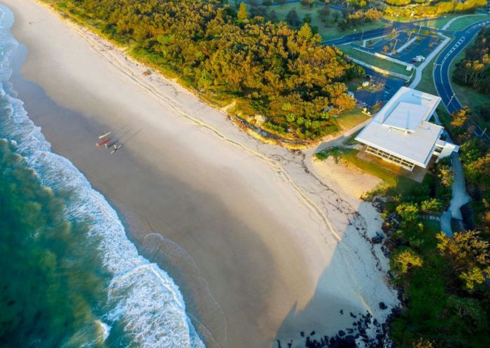 Aerial view of beach, Lighthouse Beach Ballina, East Ballina - Credit: Ballina Visitor Information Centre