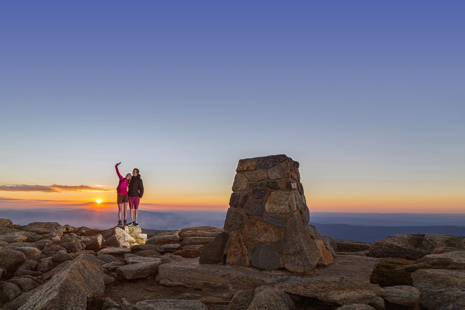 Hiking in the Snowy Mountains