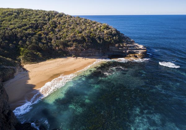 中央海岸波第國家公園 (Bouddi National Park）的優美海岸風景