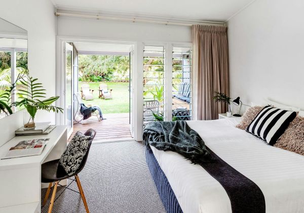 Inside of room, Pinetrees Lodge, Lord Howe Island - Credit: Luke Hanson