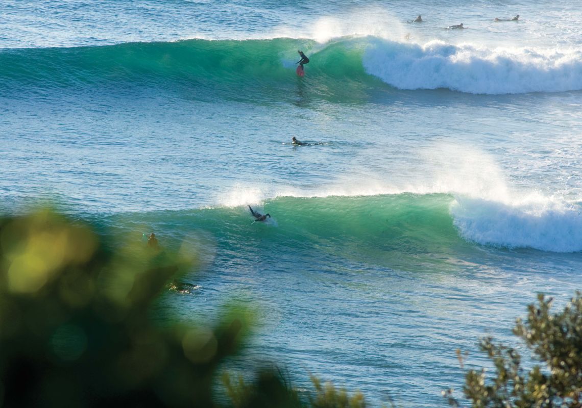 Surfing at Angourie - Yamba - Clarence Valley 