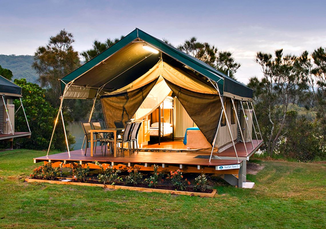 safari tent accommodation nsw