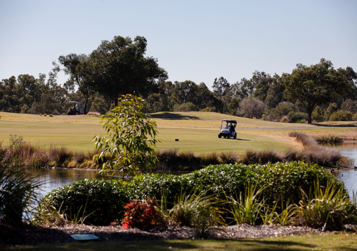 Golf Course at Oaks Cyprus Lakes Resort in the Hunter Valley
