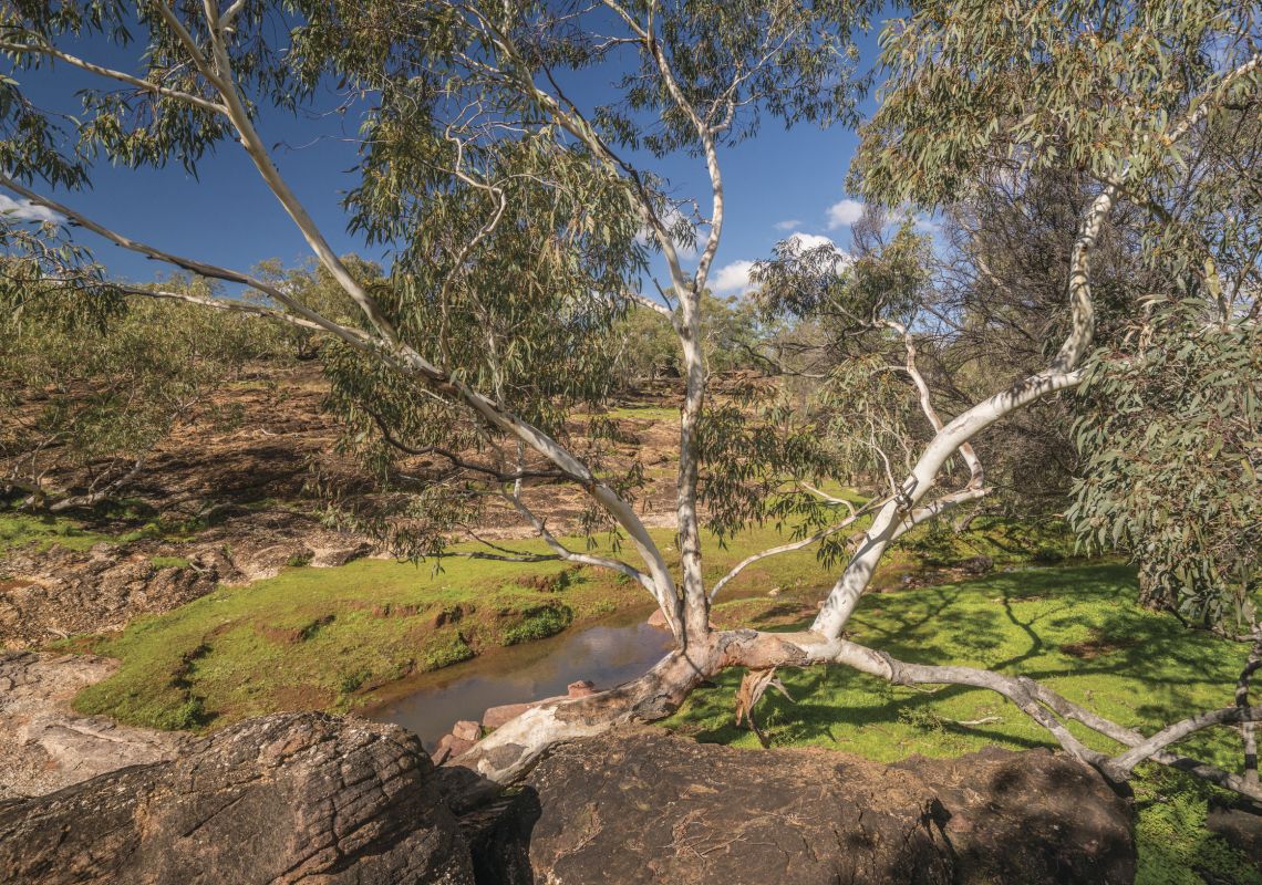 Beautiful landscapes of the Mount Grenfell Historic Site, near Cobar