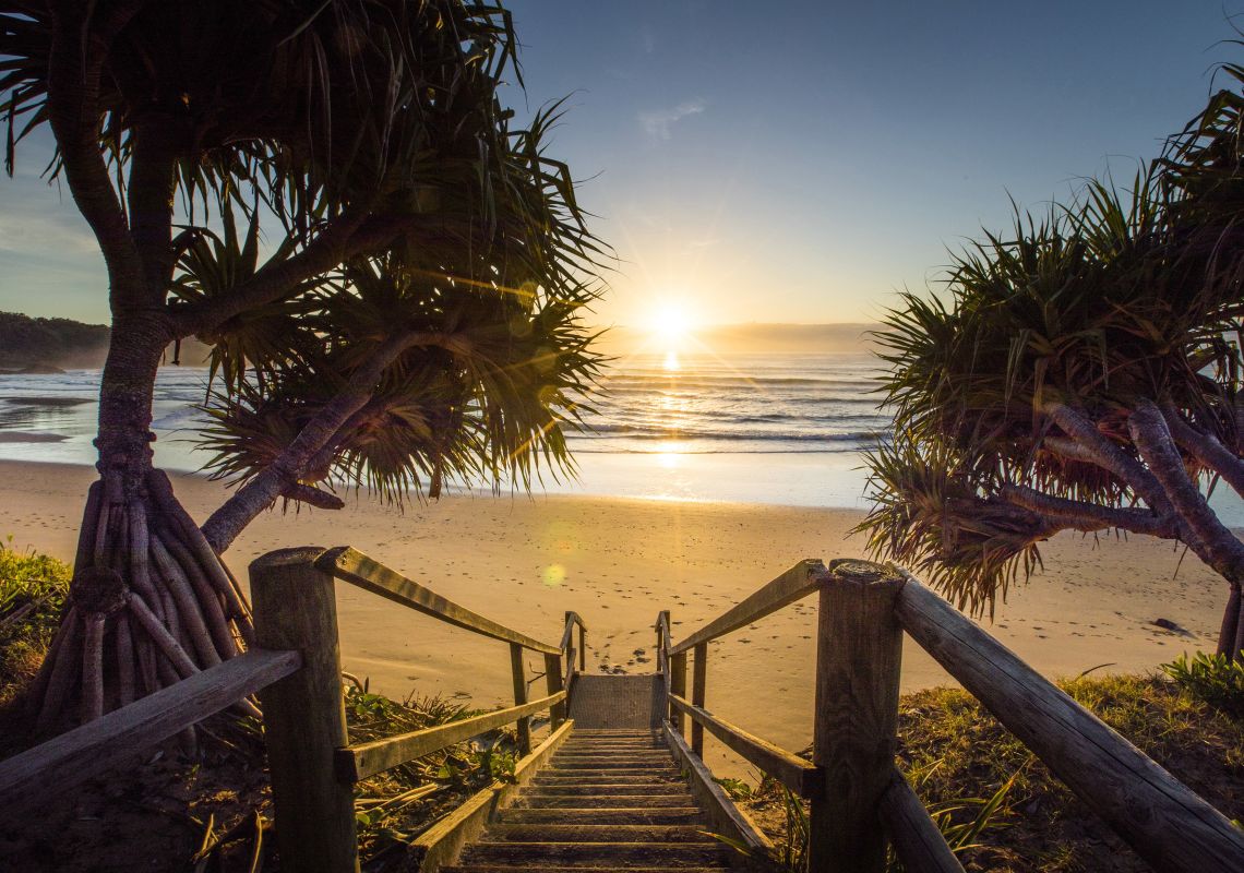 Sonnenaufgang am Jetty Beach – Coffs Harbour – Nordküste von New South Wales