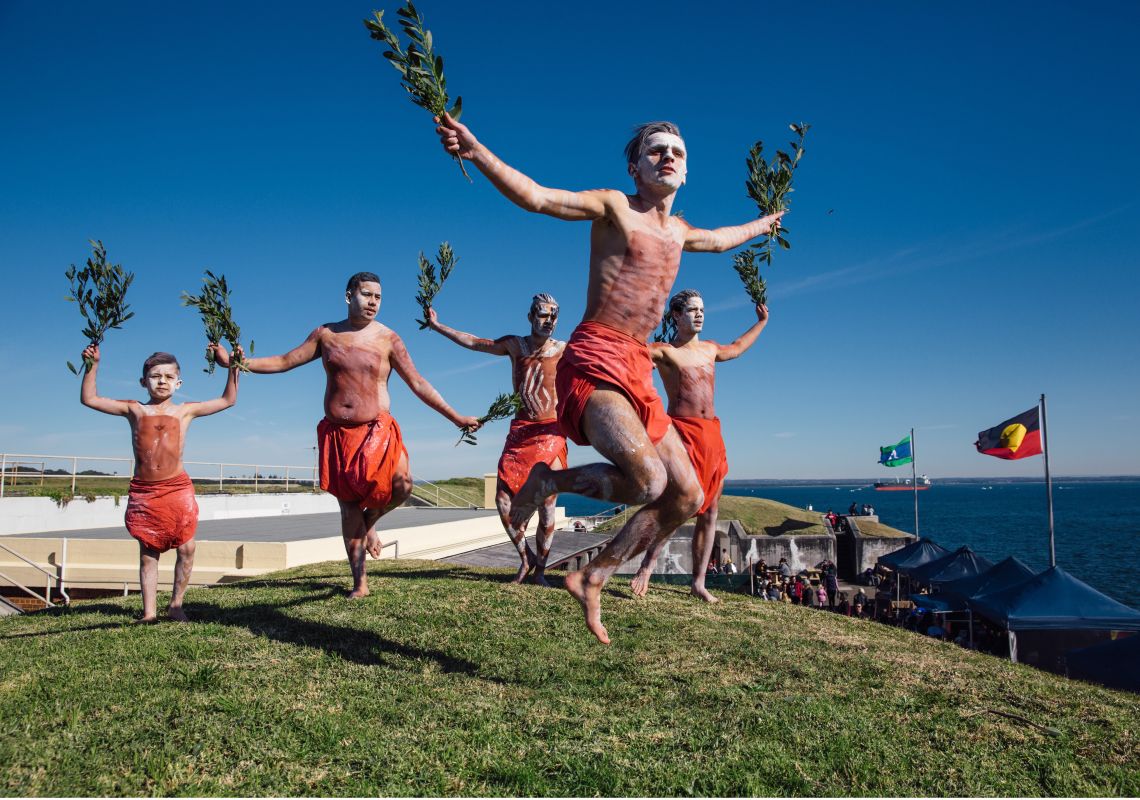 Aboriginal cultural dance and music performance, Blak Markets