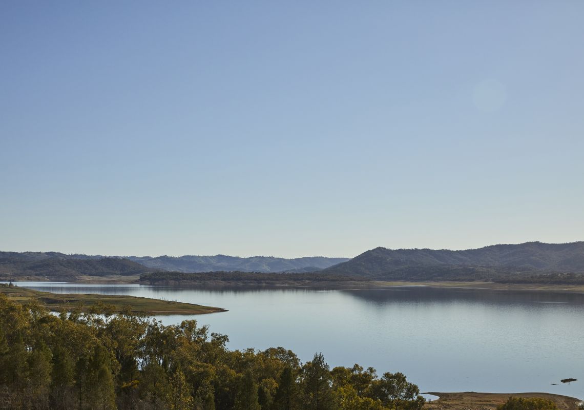 Scenic views across Lake Burrendong, Mumbil, Country NSW