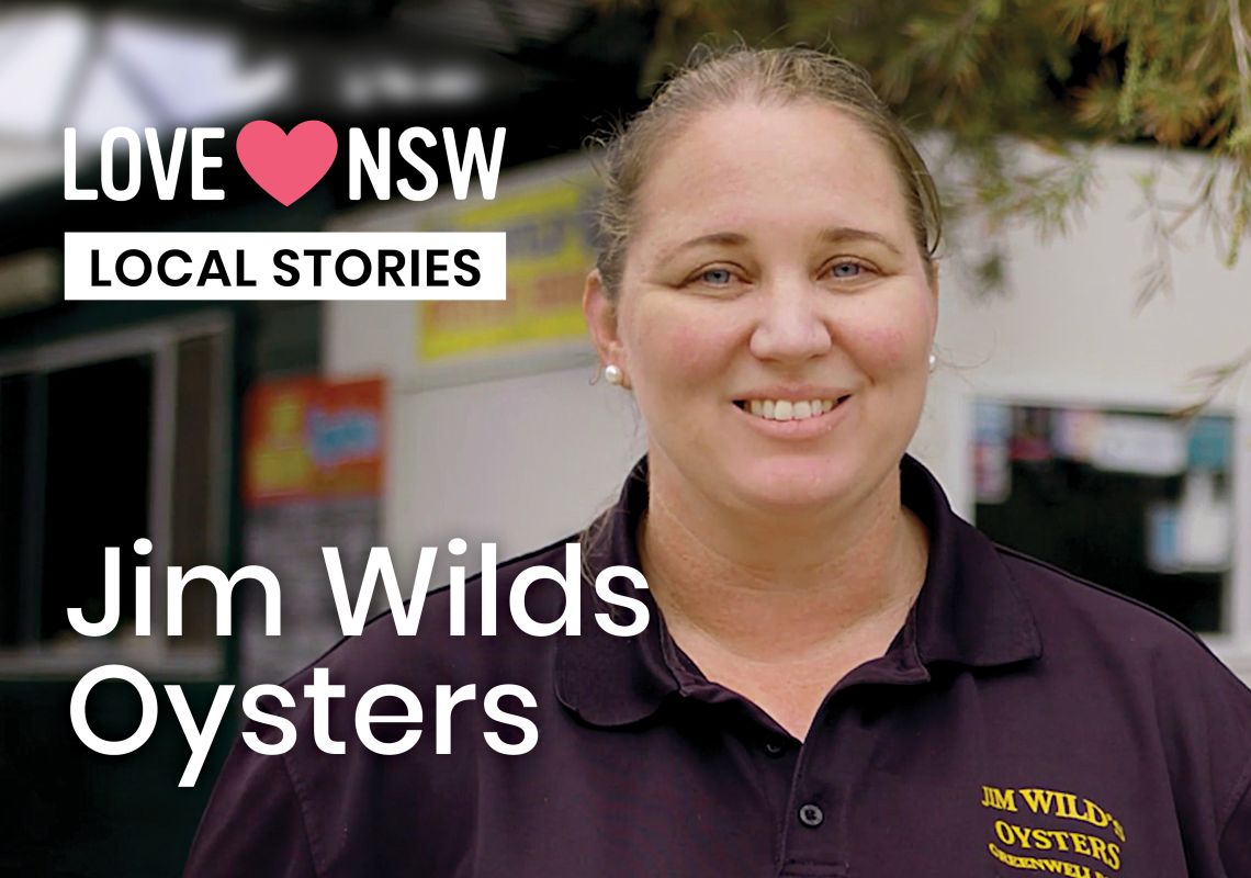 Sally McLean from Jim Wild’s Oysters in Shoalhaven