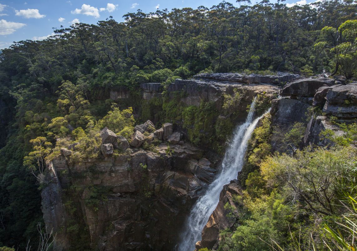 Minnamurra Rainforest waterfalls at Kiama, South Coast