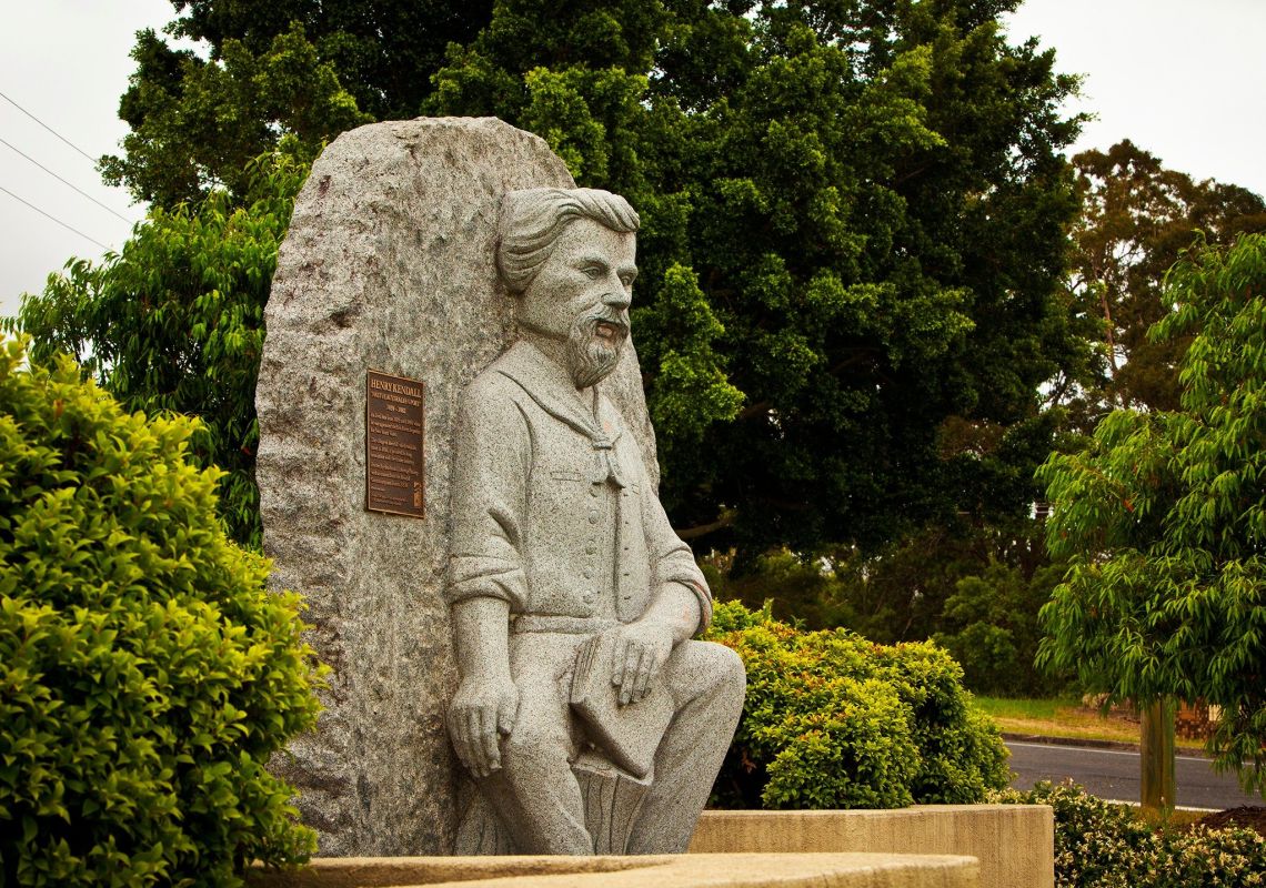 Henry Kendall Statue in Kendall, Port Macquarie, North Coast