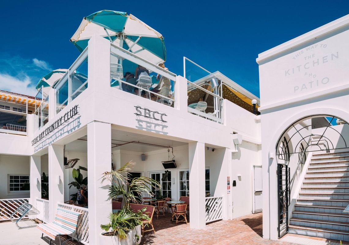 Facade of Shoal Bay Country Club in Shoal Bay, Port Stephens