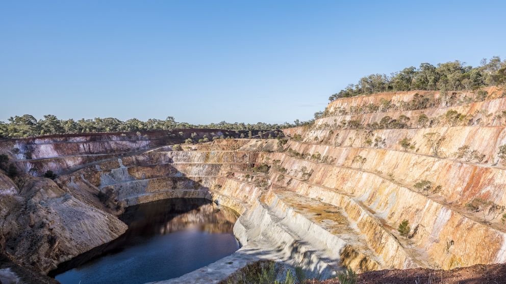 The Peak Hill Open Cut Gold Mine in Parkes Shire