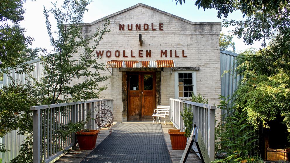 Entrance to the Nundle Woollen Mill, Nundle