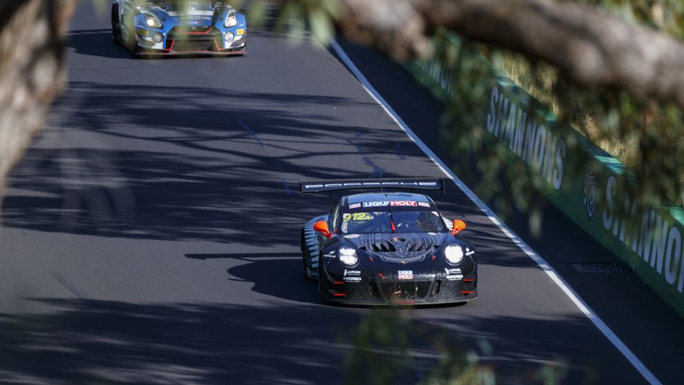 Porsche driver Matt Campbell wins the Liqui Moly Bathurst 12HR in Bathurst, Country NSW