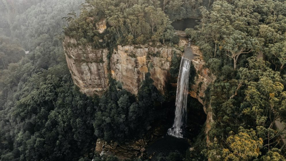 The majestic Belmore Falls in Morton National Park in the Southern Highlands