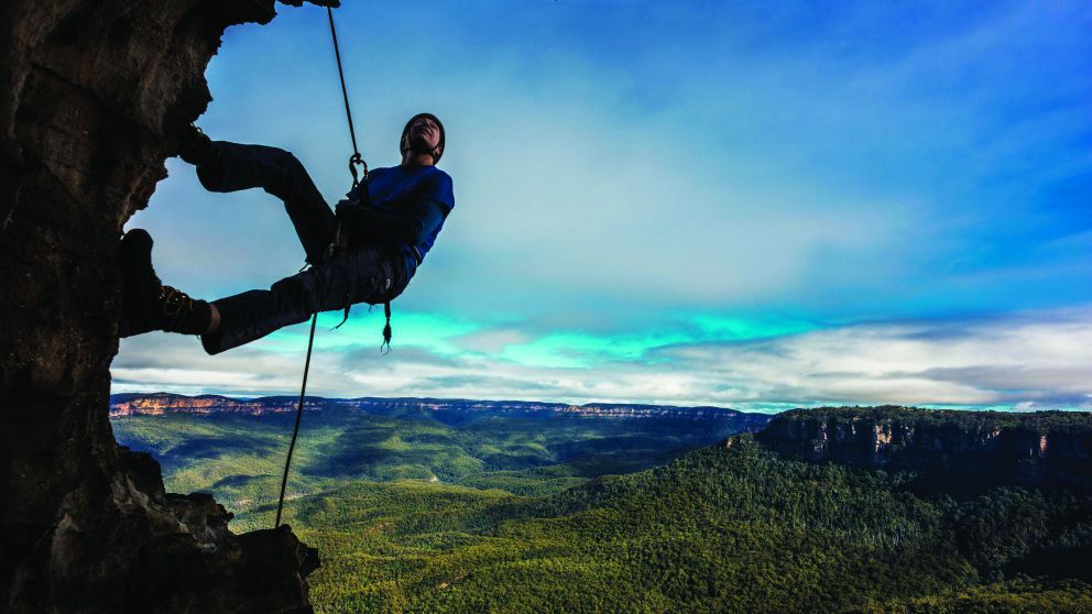 Abseiling at the Blue Mountains - Credit:David Hill