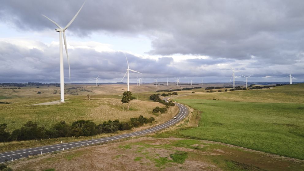 Wind farm in Gunning Area