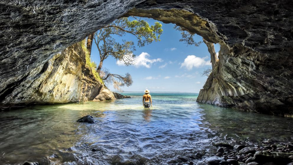 Sea cave in Jervis Bay, South Coast - Credit: Jordan Robins