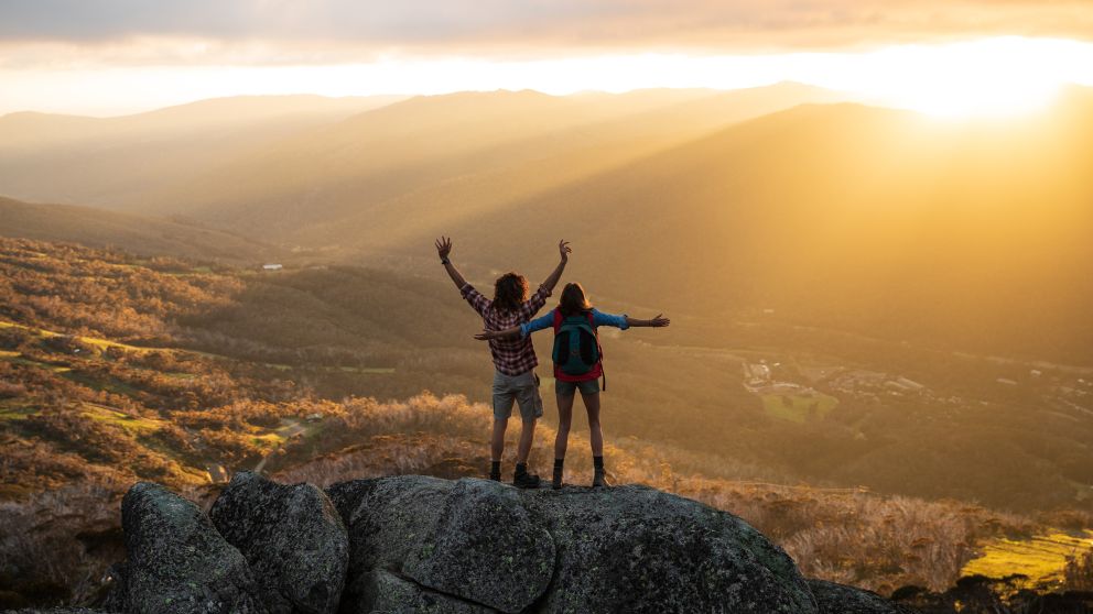 Guided hike in Kosciuszko National Park in the Snowy Mountains - Credit: Thredbo
