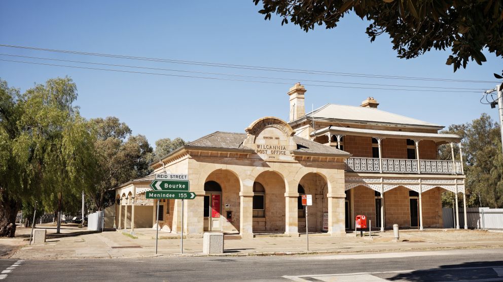 The historic Wilcannia Post Office built in 1880