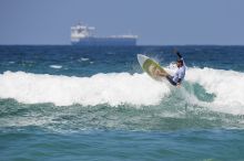 Surfing action at Surfest Newcastle on Merewether Beach