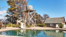 Pool with slide at NRMA Bathurst Panorama Holiday Park, Bathurst