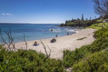 People on beach, Horseshoe Bay Beach, Bermagui - Credit: David Rogers