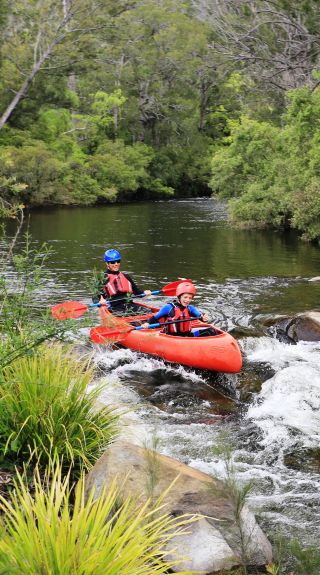 Canoeing the Barrington River with Barrington Outdoor Adventures
