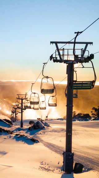 Chairlifts, Perisher - Credit: Perisher Resort