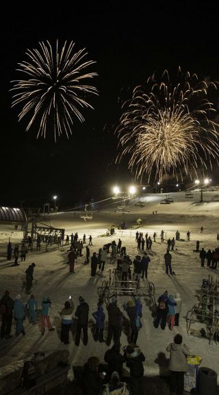 Perisher night skiing and fireworks, Perisher - Credit: Perisher