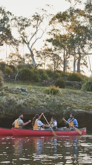 Canoes, Cool Climate Wines & Canapes, Kangaroo Valley