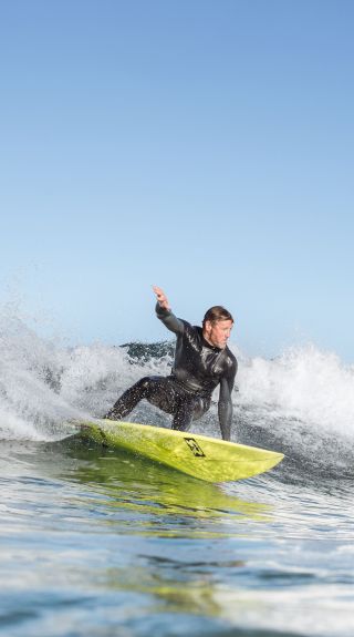 Man catching a wave, Surfing, Werri Beach