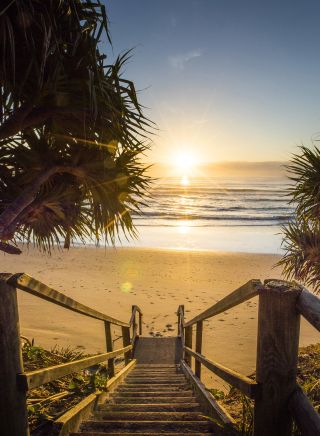 Sonnenaufgang am Jetty Beach – Coffs Harbour – Nordküste von New South Wales