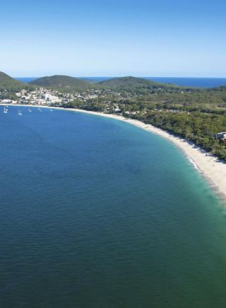 Aerial over Shoal Bay