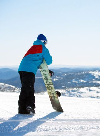 Taking in the view at Perisher