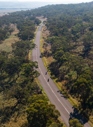 Aerial view of Scenic Drive, Mudgee