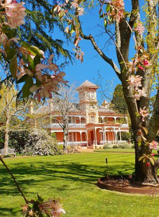 Spring with front exterior of building, Retford Park Bowral, Bowral - Credit: Retford Park Bowral 