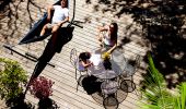 Family relaxing in Bellingen on the North Coast