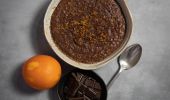 Chocolate-orange rice pudding