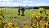 Couple on luxury helicopter winery tour at Printhie Wines Cellar Door, Orange