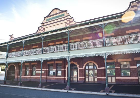 Exterior view of the two-storey Broadway Museum in Junee - Credit: Junee Visitor Information Centre