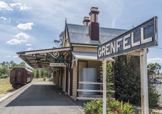 The Historic Railway Station in Grenfell, Cowra 