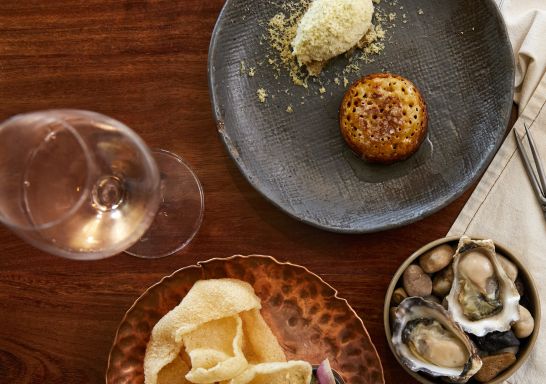 Australian fine dining cuisine at EXP. Restaurant, Pokolbin