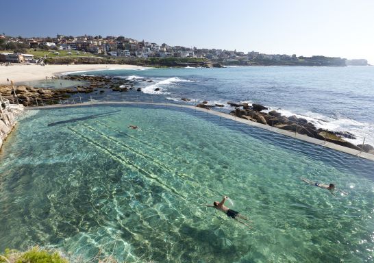 Bronte Beach and Baths in Eastern suburbs - Bondi - Sydney East